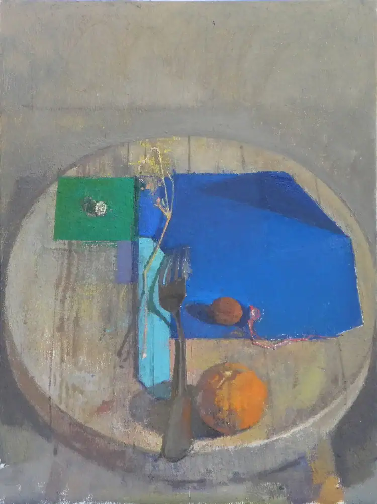 Clementine with Fork
