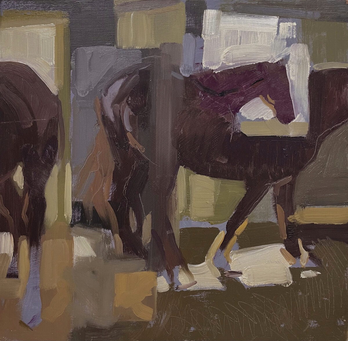 Horse in Stall