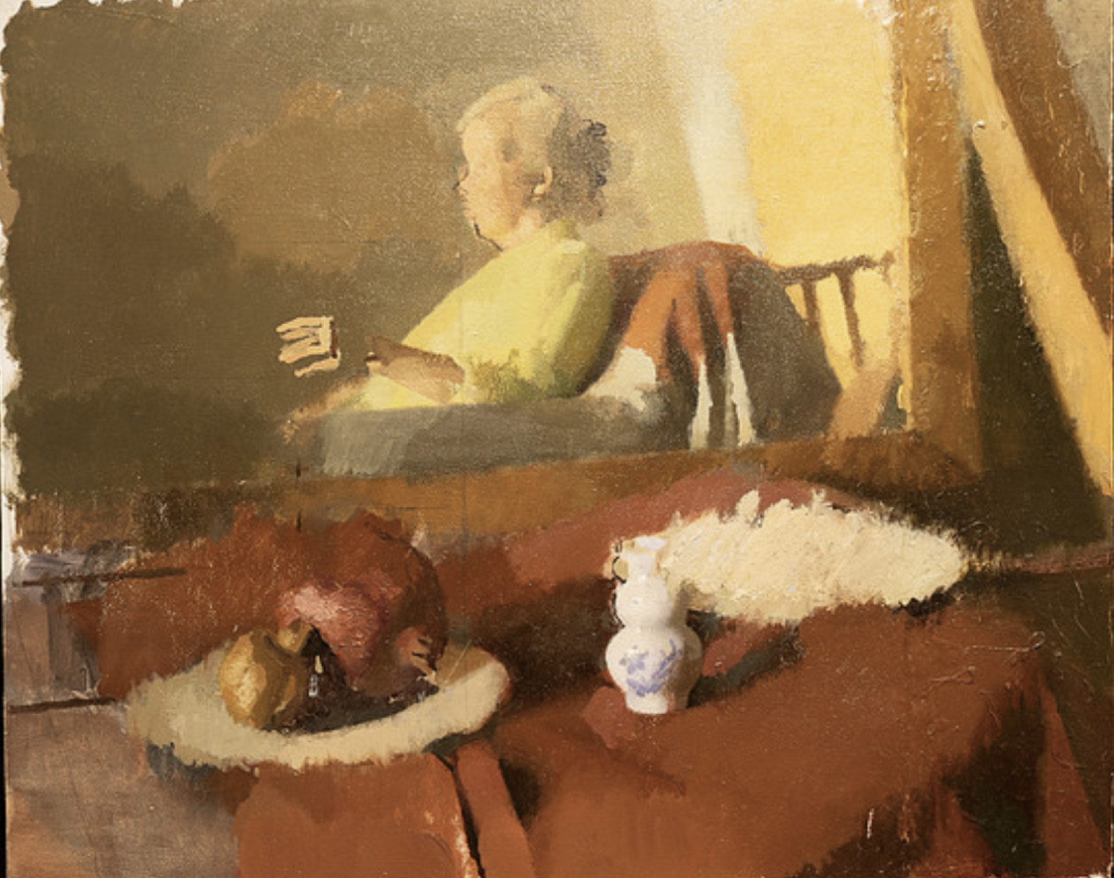Still Life with Figure