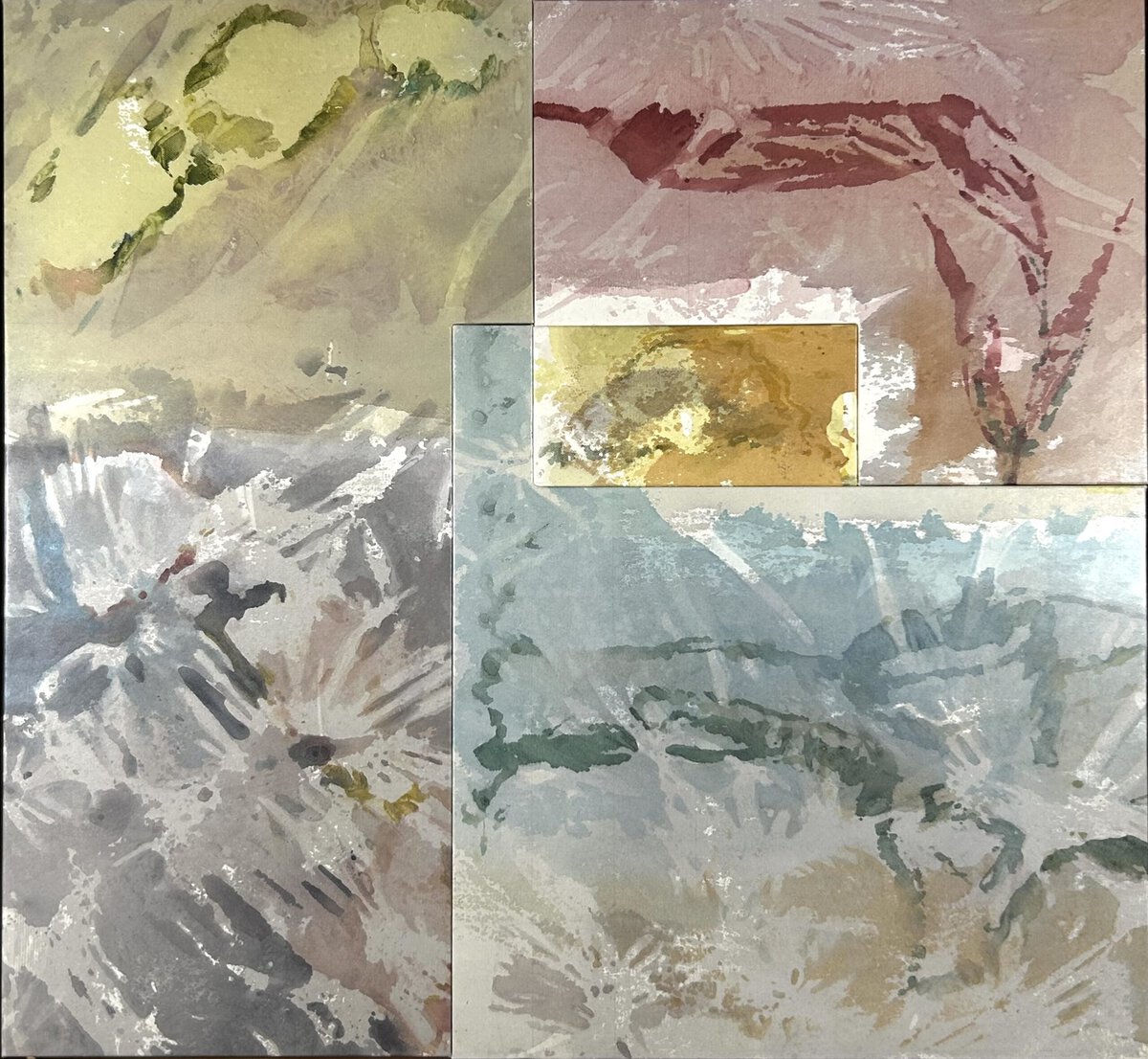 Travertine Polyptych "Schrims #3"